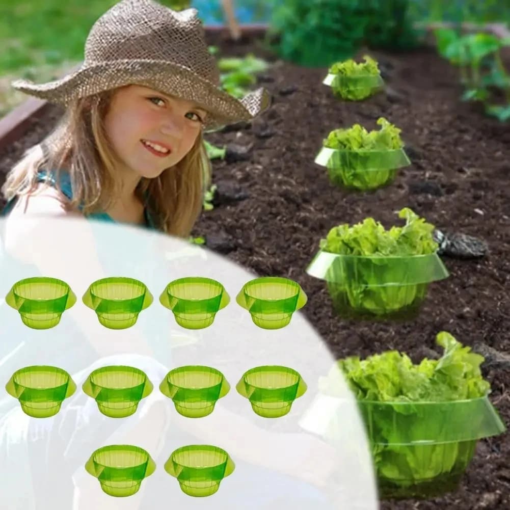 Plants snail protection rings planter green planter flower pot pest control hunter rejects snails garden protects animal instrument