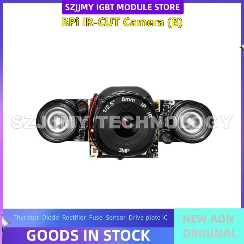 Modulo IR-CUT OV5647 per visione notturna a infrarossi Raspberry Pi 4a generazione B/3B + con messa a fuoco regolabile NUOVO ORIGINALE IN MAGAZZINO