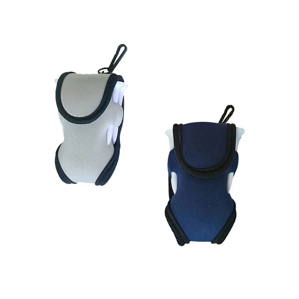 2 Pezzi Porta Palline da Golf Portatile, Mini Borsa Adesiva con Apertura, Organizer Resistente per un Comodo Trasporto e Protezione delle Palline per Uomini