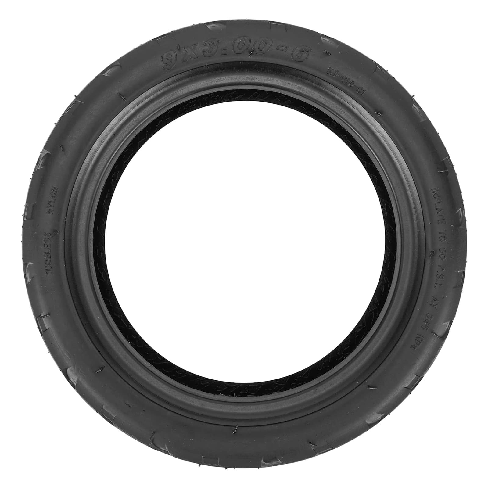 Rubber Tyre Tubeless Tire E-bike Electric Scooter Replacement Part Rubber Material Scooter Parts Tubeless Tyre 9 Inch
