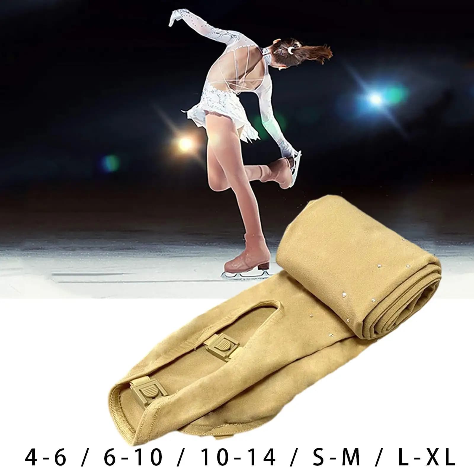 Collant per pattinaggio su ghiaccio Collant termici per pattini per ginnastica da competizione