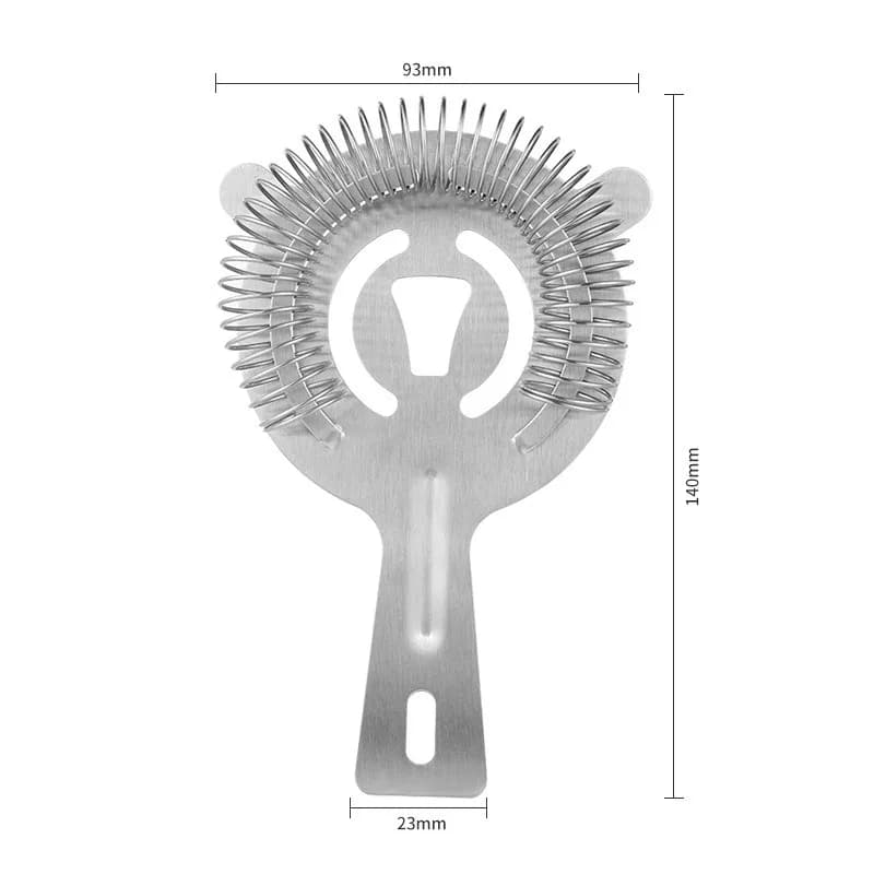Set da Cocktail JC in Acciaio Inox, Set Completo per Barman con Shaker e Bicchiere per Miscelazione