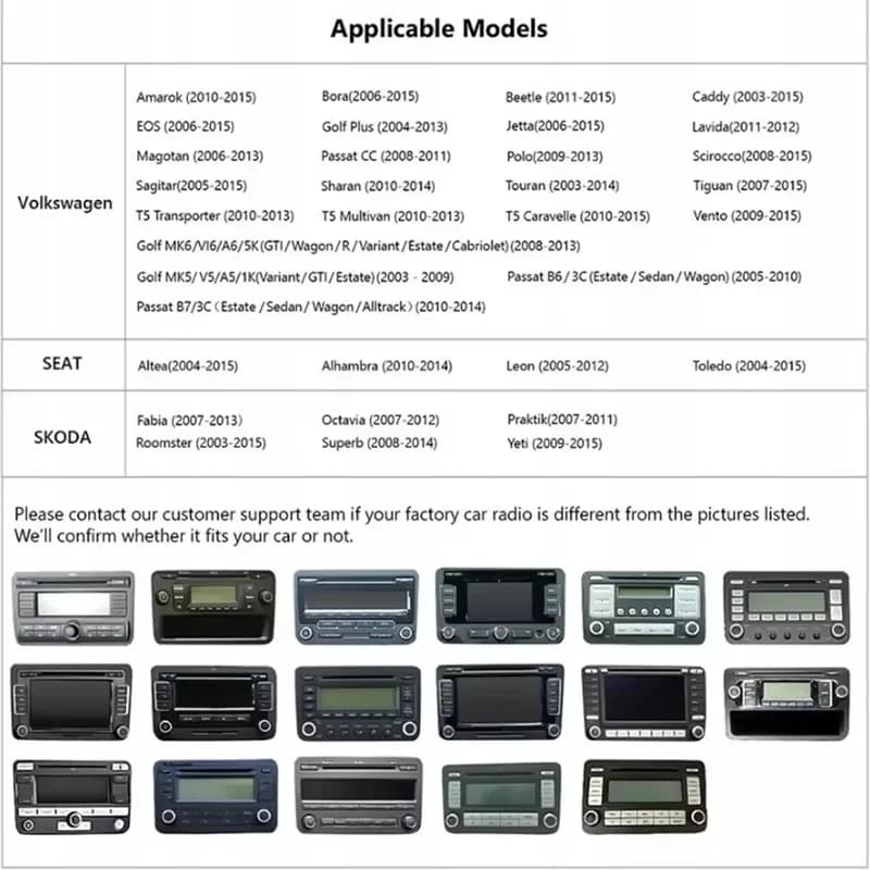 Autoradio Multimediale 9" 2din per VW Caddy 2015-2019, Stereo Auto Android 15 8+128GB con FM GPS e Apple Carplay