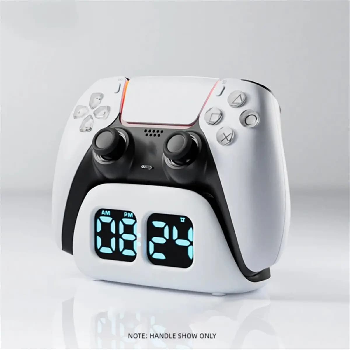 Base di ricarica A32I per controller PS5 con orologio, ricarica wireless rapida e supporto da tavolo per accessori di gioco PlayStation Edge Elite