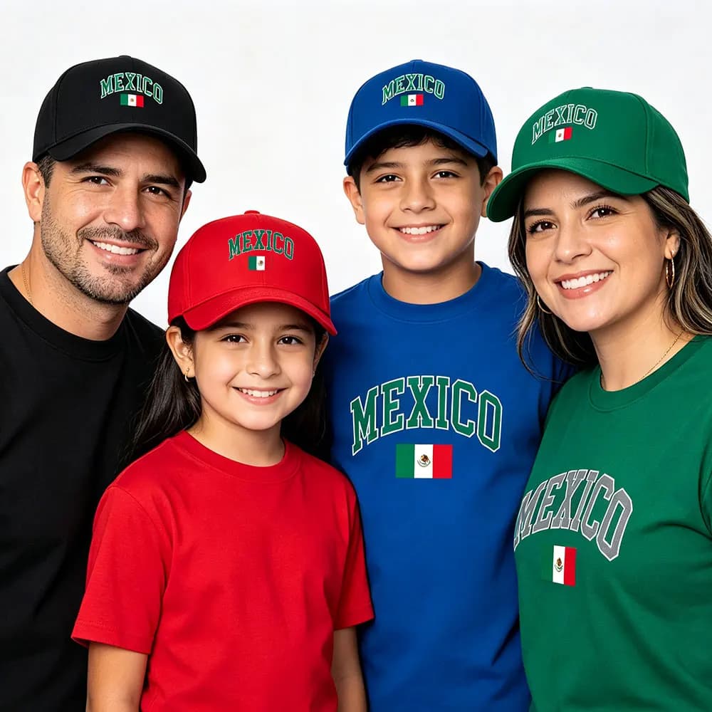 Cappellino da Baseball con Bandiera Nazionale del Messico, Regalo per Tifosi di Calcio, Cappelli per Nord America, Moda Casual per Uomini e Donne, Cappello Parasole
