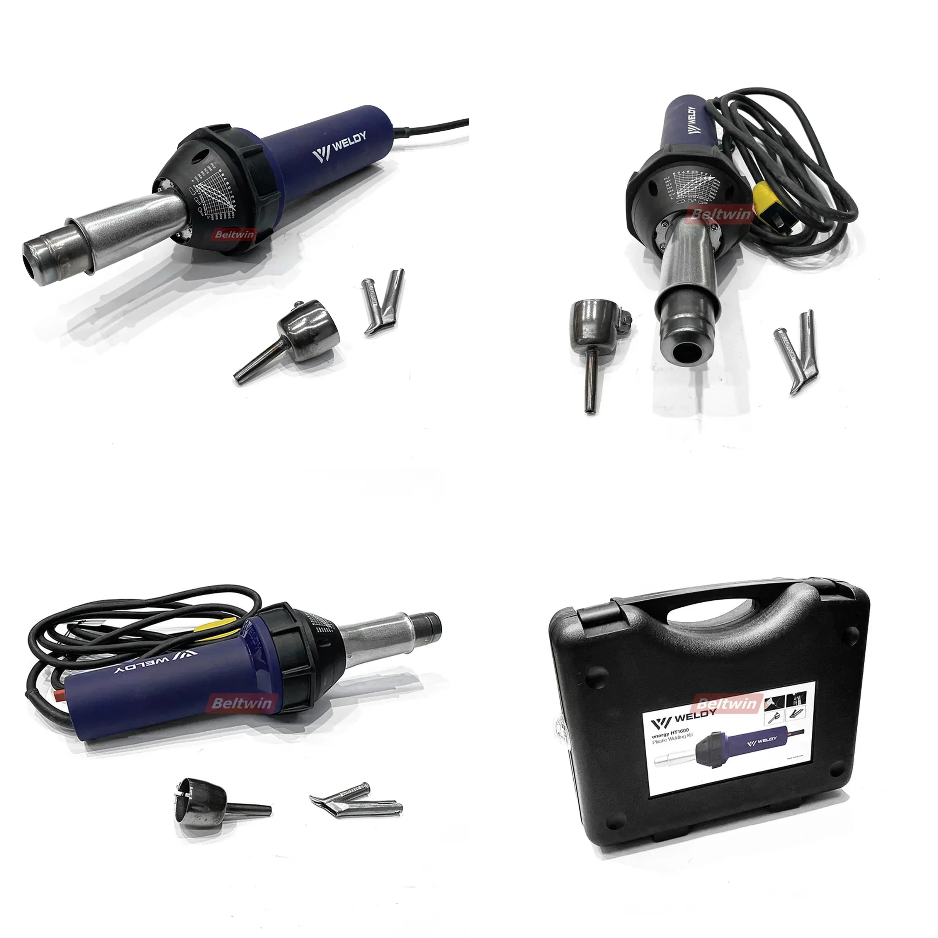 1600W Heating Gun Belt Splicing Kit Small Transmission Belt Splicing Tool Hot Gun for Guid Weld Hot-air Hand Tool
