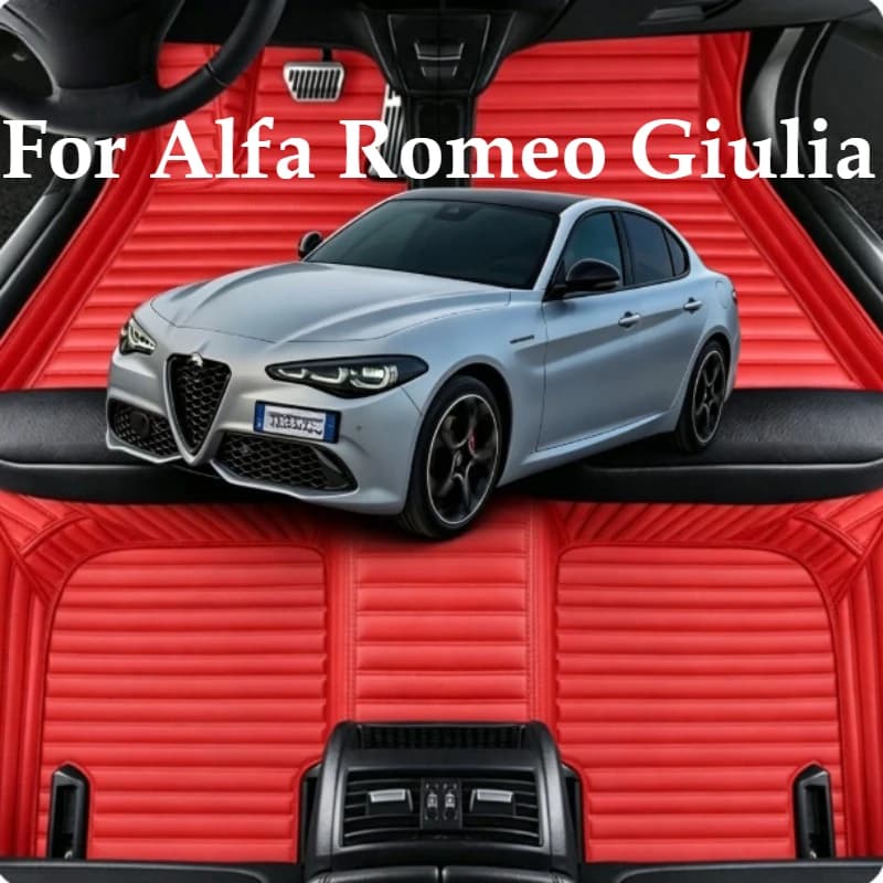 Tappetini Auto Personalizzati OMANE per Alfa Romeo Giulia, Tappeti per Auto, Accessori per Veicoli