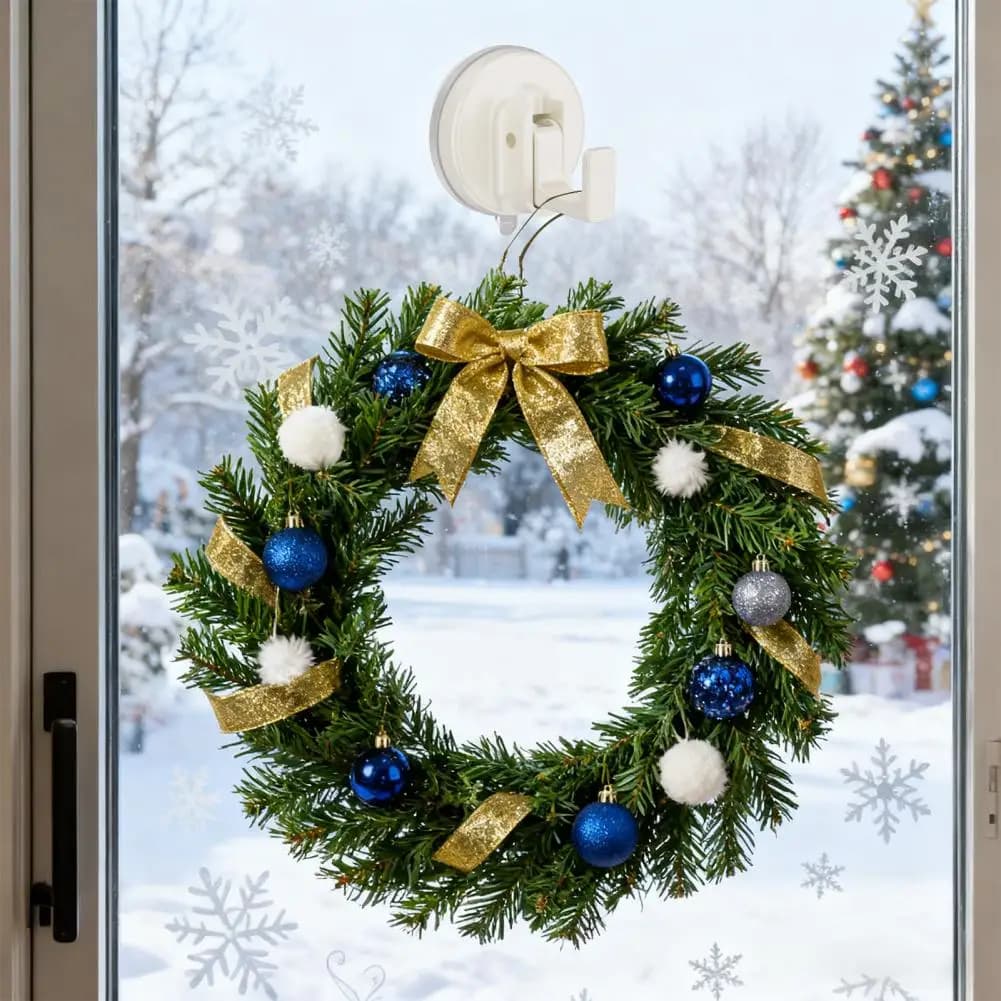 7 cm suction hook without drill Installation clothes Inlet door Hook for garland Bathroom hook for towel Christmas garland