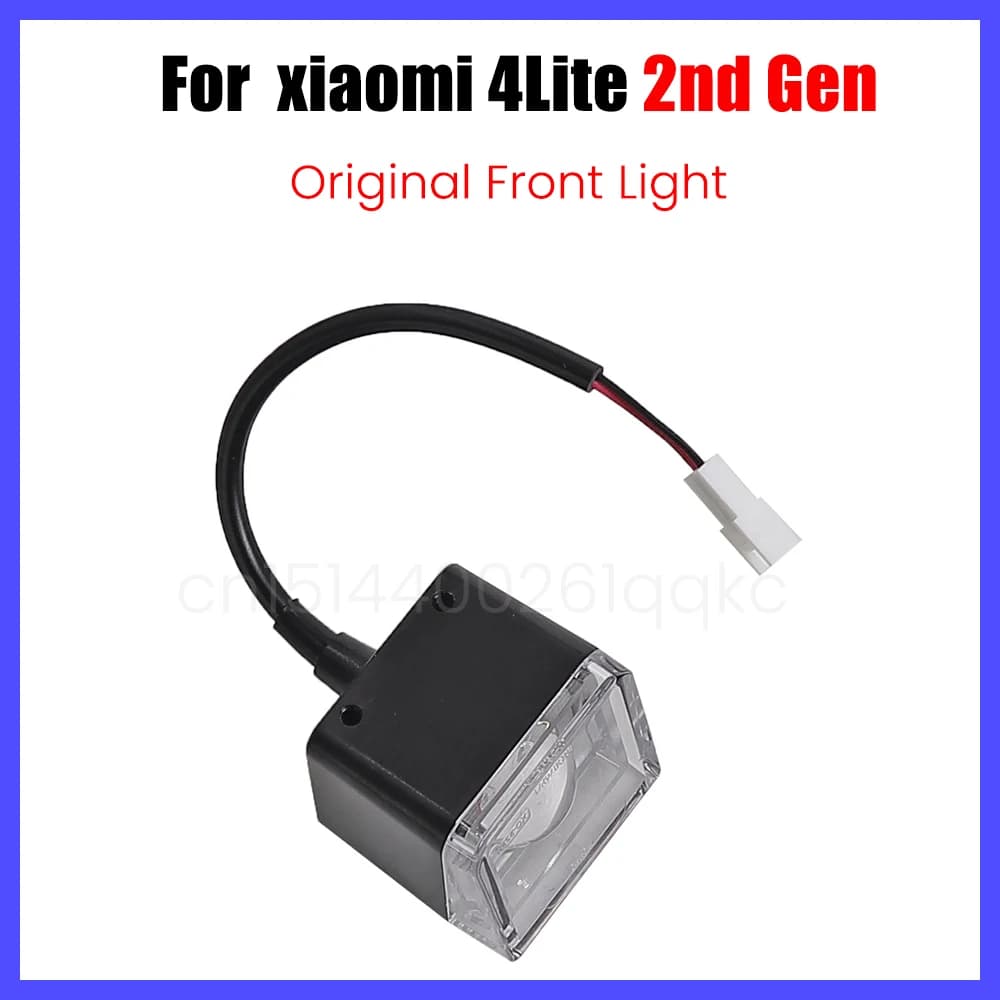 Faro Anteriore Originale per Monopattino Elettrico Xiaomi 4 Lite (2a Gen) Luce LED Anteriore per Guida Notturna Ricambio