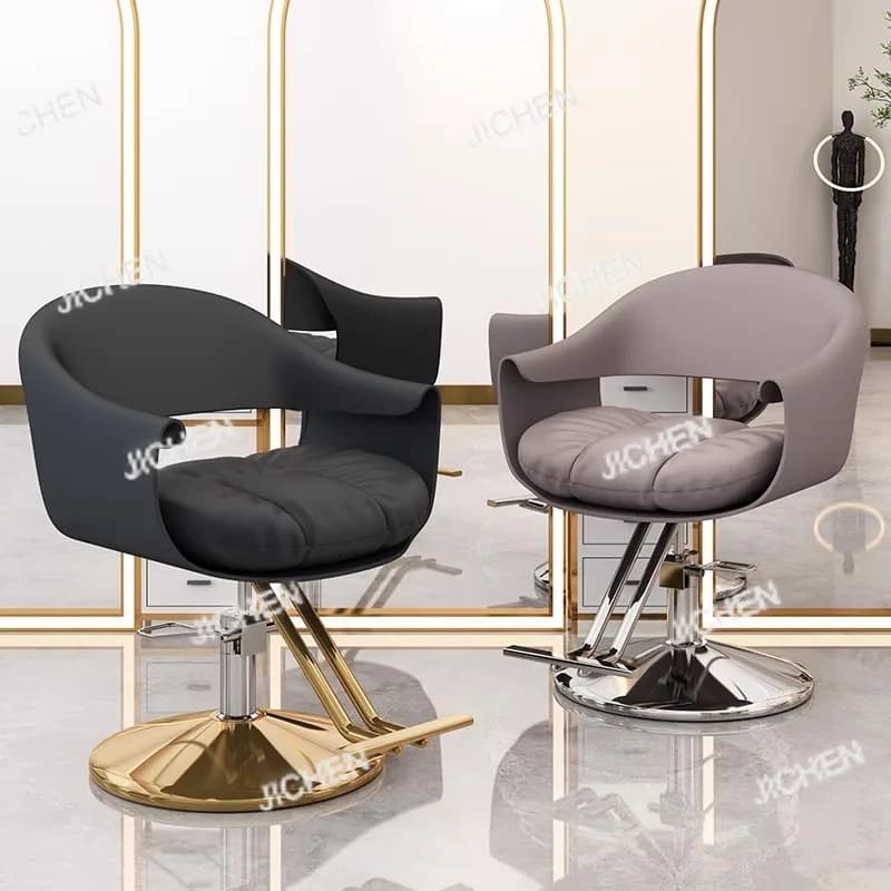 Parrucchiere speciale ascensore rotante moda taglio capelli sedile leggero lusso stiratura barbiere sedia