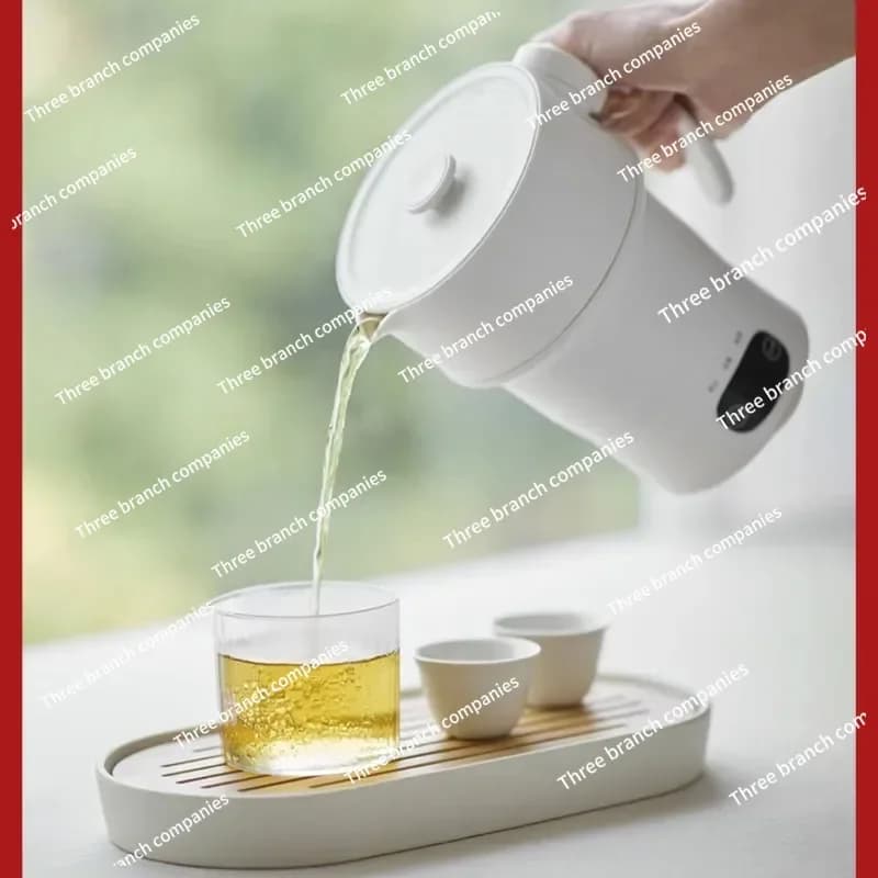 Bollitore Elettrico Pieghevole 220V 600ML, Bollitore d'Acqua Portatile Isolato, Essenziale per Viaggi d'Affari, Tazza in Titanio Puro
