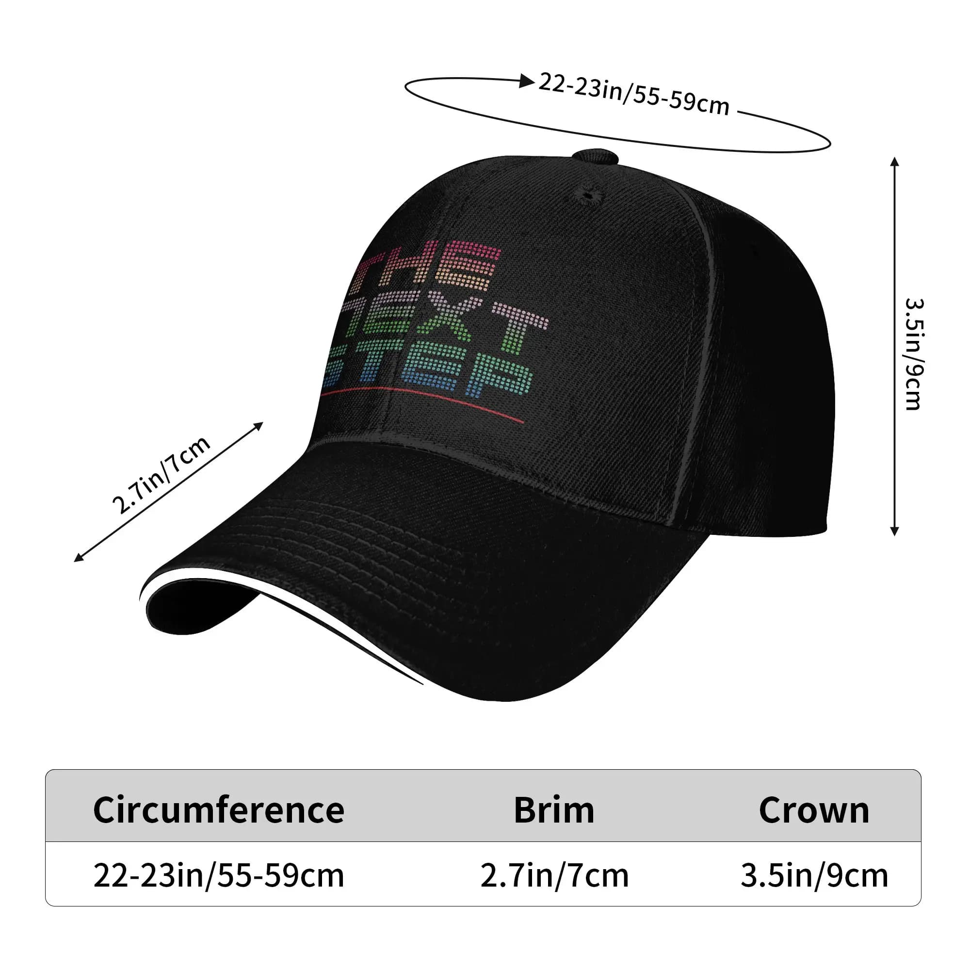 Cappellino da baseball The Next Steps, classico, da uomo e da donna, stile hip hop, design regolabile, cappellino snapback per sport all'aria aperta, regalo di compleanno