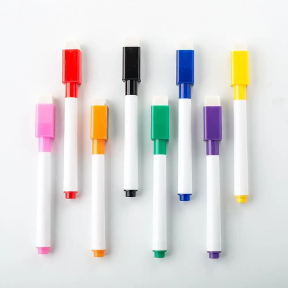 Adesivi per lavagna in PET Programma Tavolo da disegno magnetico magnetico Puntelli per foto neri rimovibili per la scuola materna