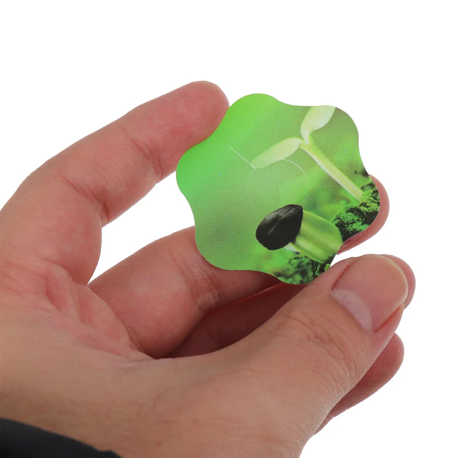 10 Fogli di Etichette Adesive a Forma di Fiore per Vasi di Semi, Etichette in PVC per Macchine Idroponiche Intelligenti, per Giardino