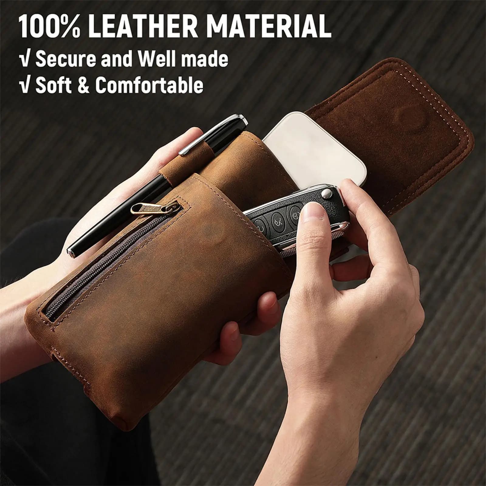 Mobile Phone Case Belt Wallet Wallet Belt for Casual Phone Waist Waist Bag for Running Hiking Outdoor Camping