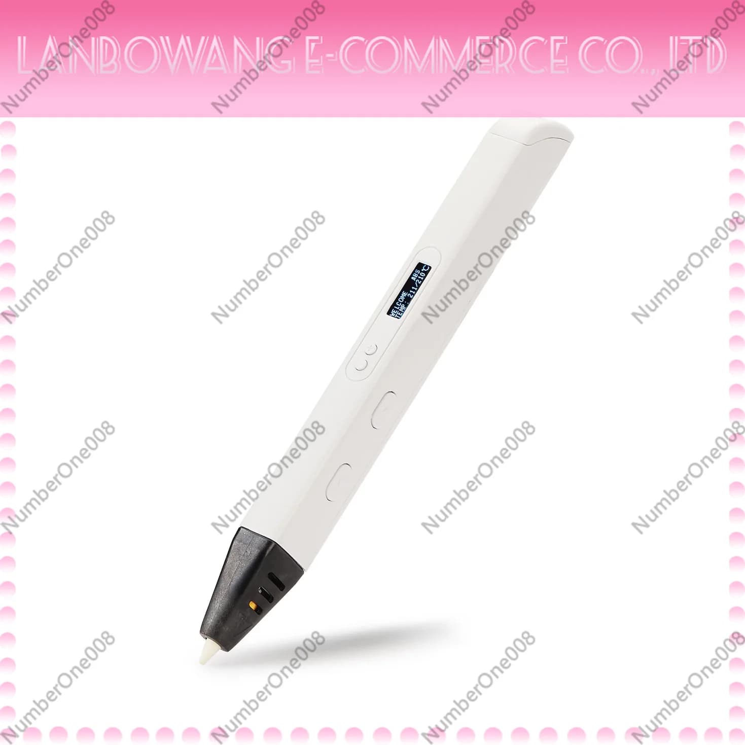 Hot Selling RP800A 3D Pen Scribble Pen OLED Display 3D Printing Pen with PLA Filament for Doodling Making Christmas Presents