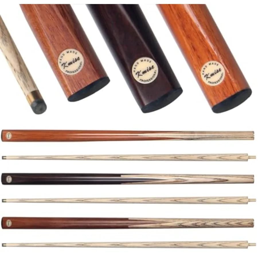 Stecca da biliardo da 57 pollici, stecca da 19 once con punta professionale da 9,5 mm, realizzata a mano, in legno di Chacate Preto, per uso in bar o a casa, per uomo.