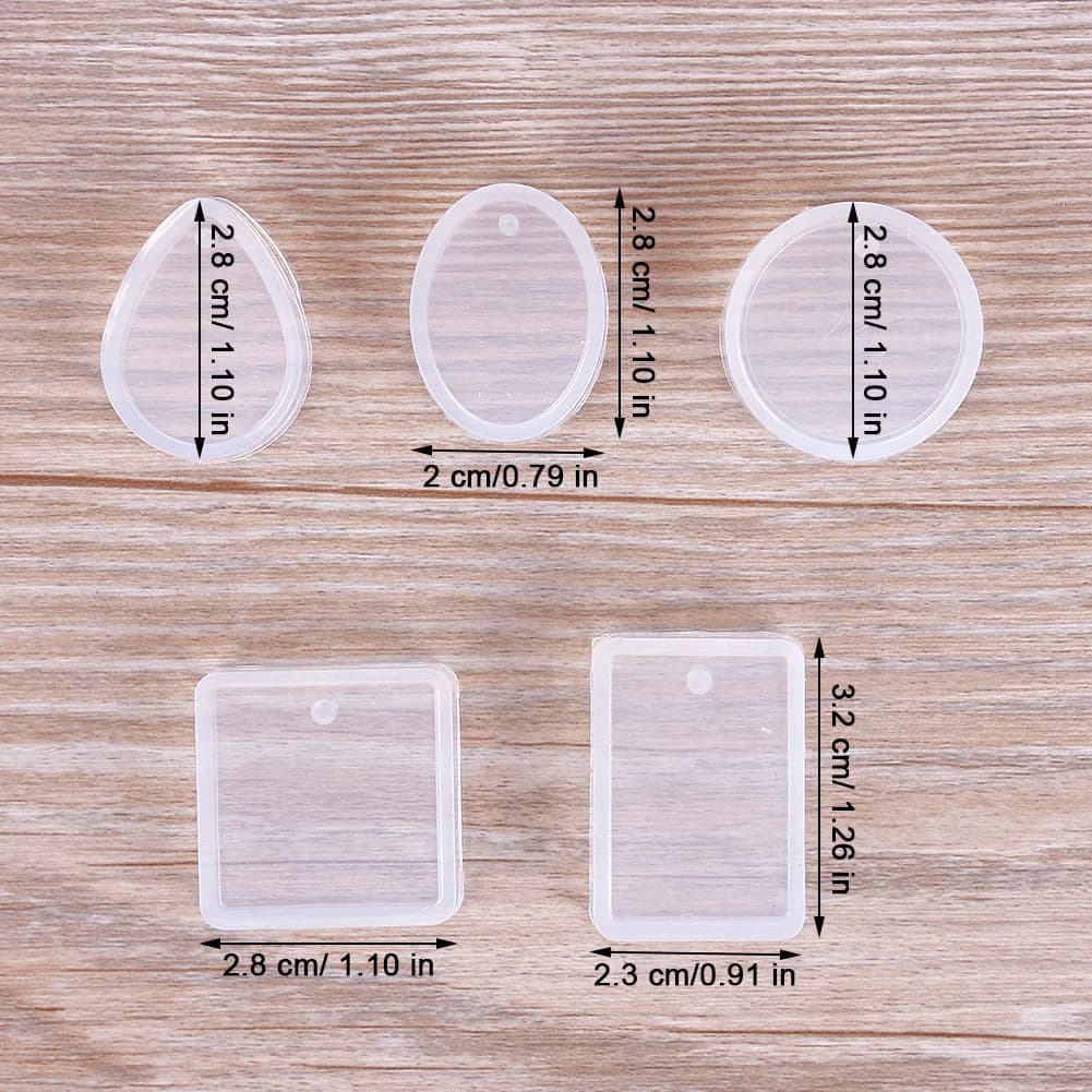 Stampo in Silicone per Ciondoli, Strumento per Creazione Gioielli Fatti a Mano, per Resina Epossidica UV