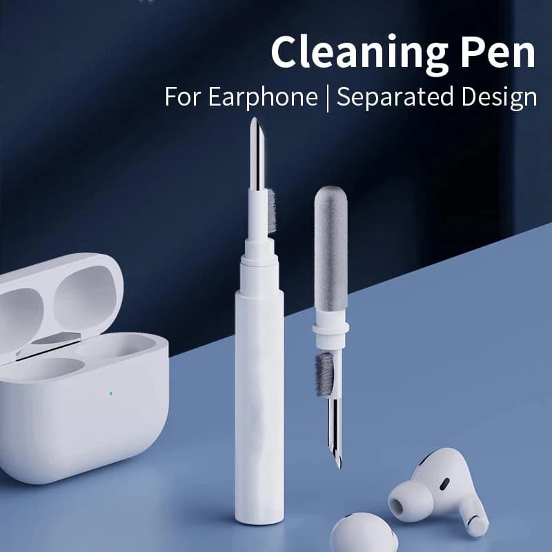 Kit di Pulizia per Auricolari, Penna Detergente per Airpods Pro 3 2 1, Spazzola per Custodia, Strumenti di Pulizia per Cuffie e Auricolari Xiaomi Samsung