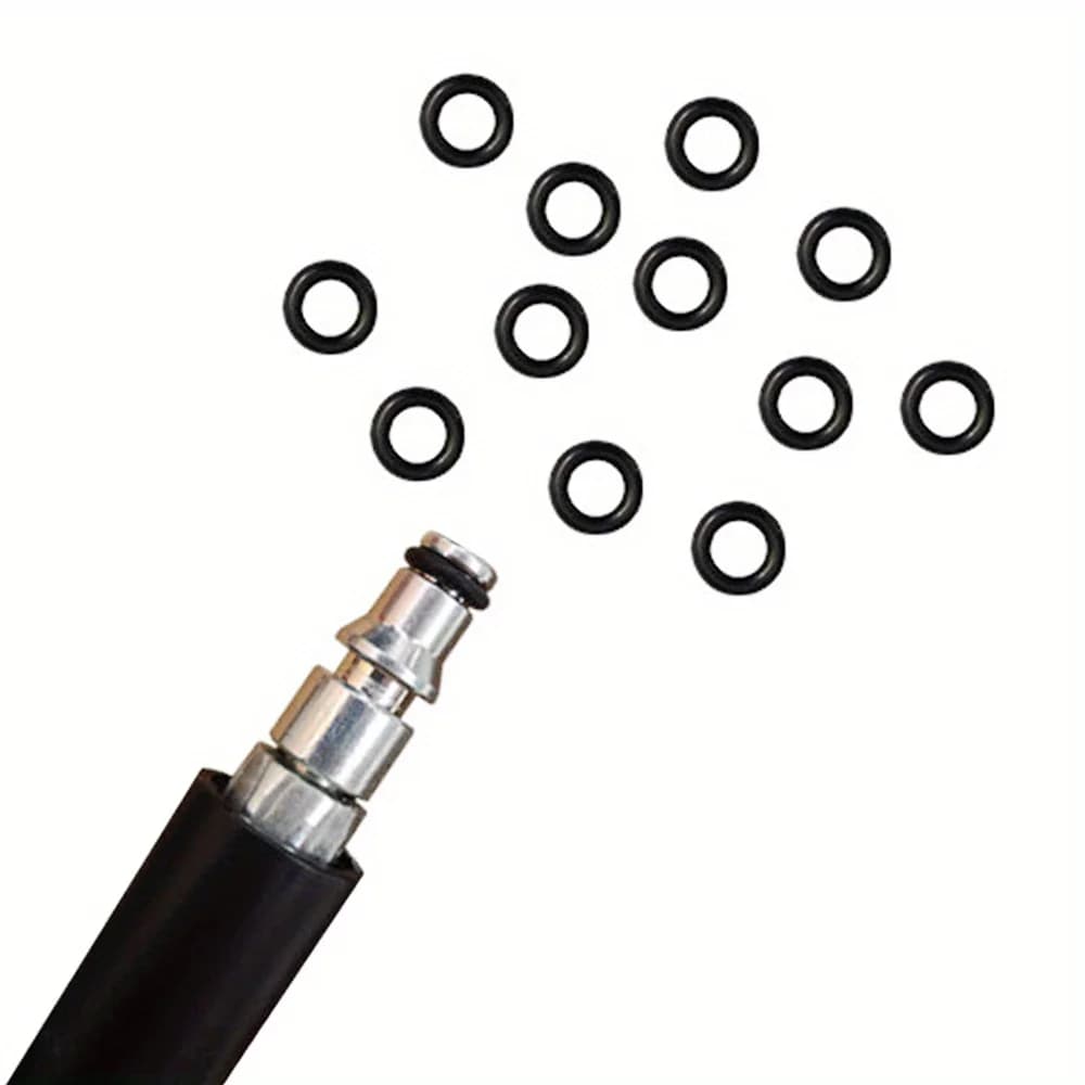 Presa per pulizia pistola ad acqua ad alta pressione Anello in gomma O-ring Accessori per macchine per lavaggio auto neri Accessori per pistola ad acqua di bellezza per auto