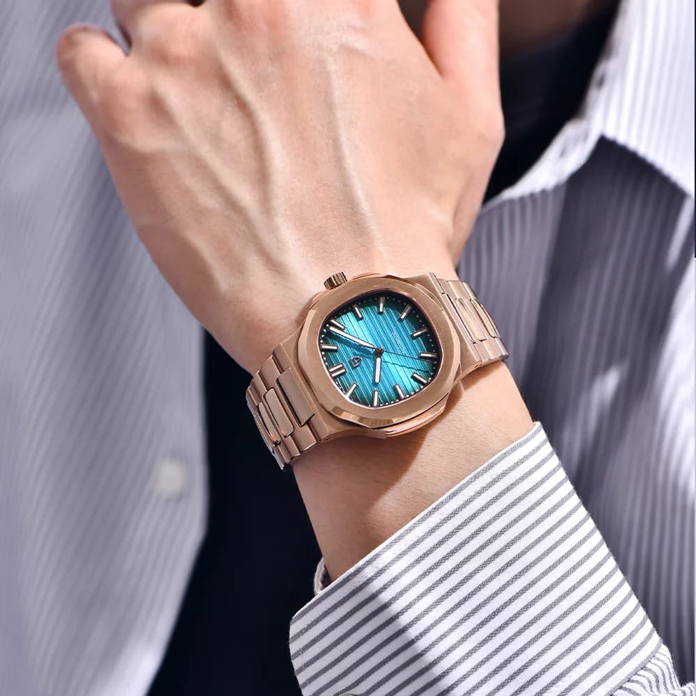 2026new Pagani design sports men's automatic watch luxury all-steel ST6 Movt mechanical watch men's luminous 10BAR watch for men