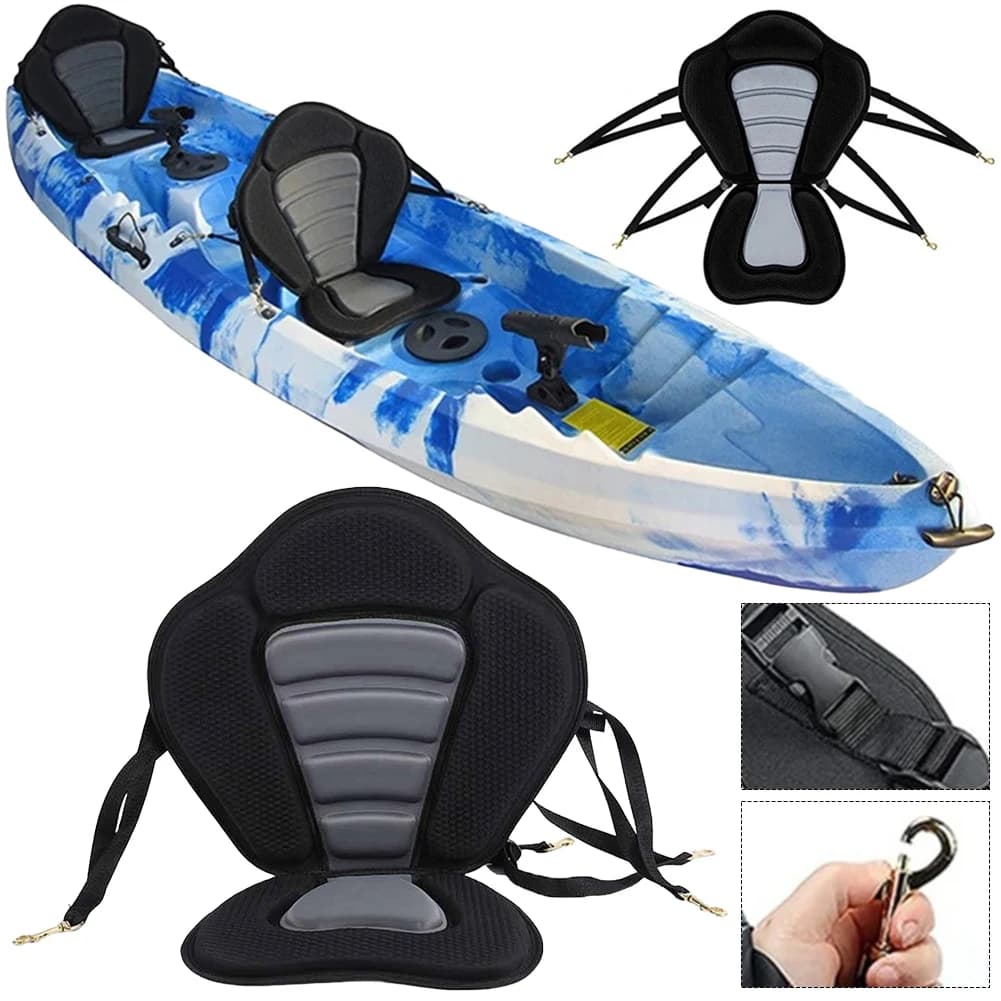 Sedile per paddle board Sedile regolabile per paddle stand up Sedile imbottito per schienale per canoa per kayak Canoa Rafting Pesca