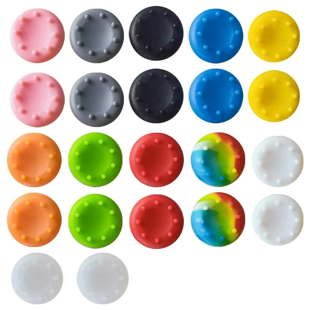 4 Pezzi per Controller PS5/PS4/PS3/Switch Pro: Accessori Antiscivolo in Silicone per Joystick e Levetta Analogica
