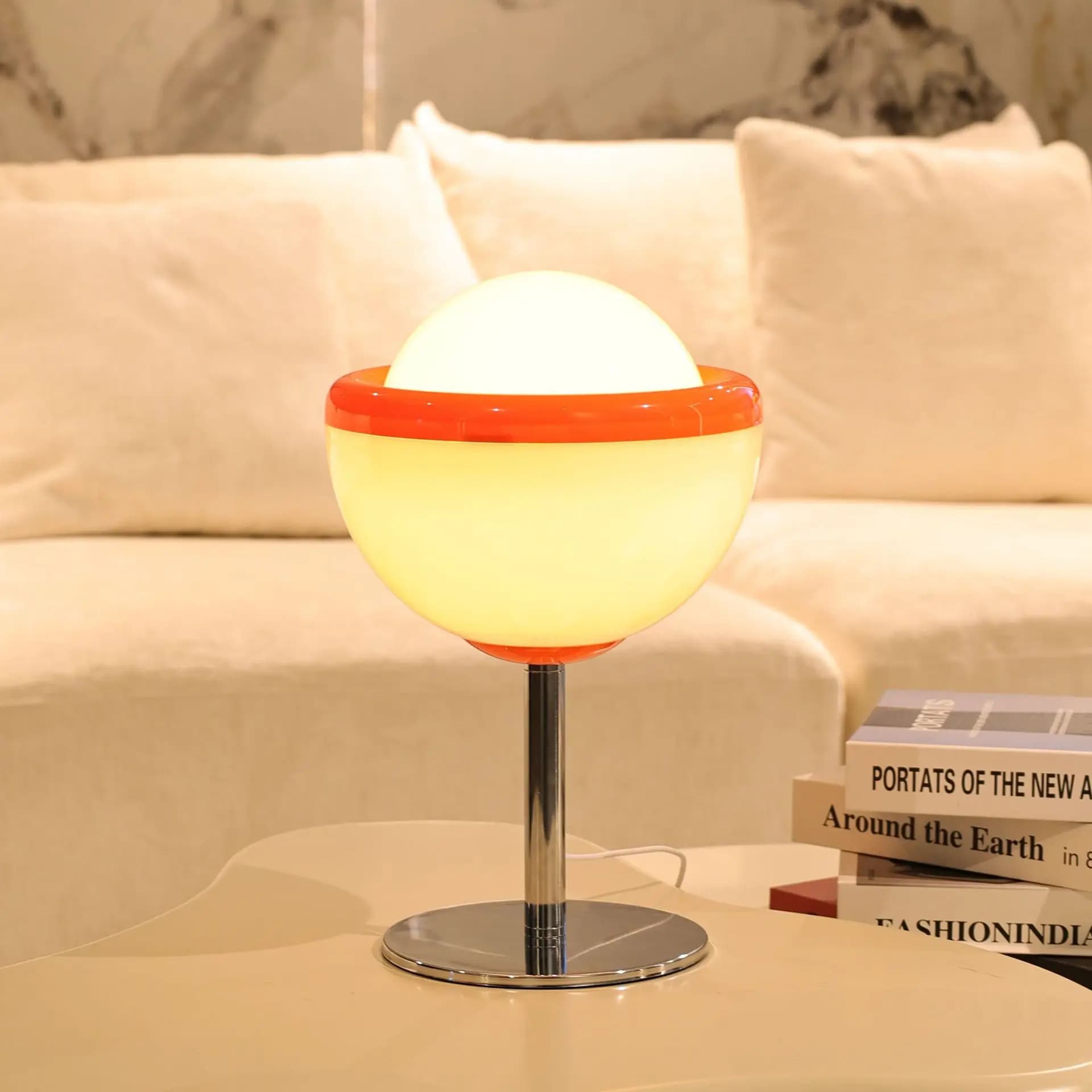 Lampada da scrivania vintage stile Bauhaus per camera da letto, luce notturna creativa per studio, stile industriale