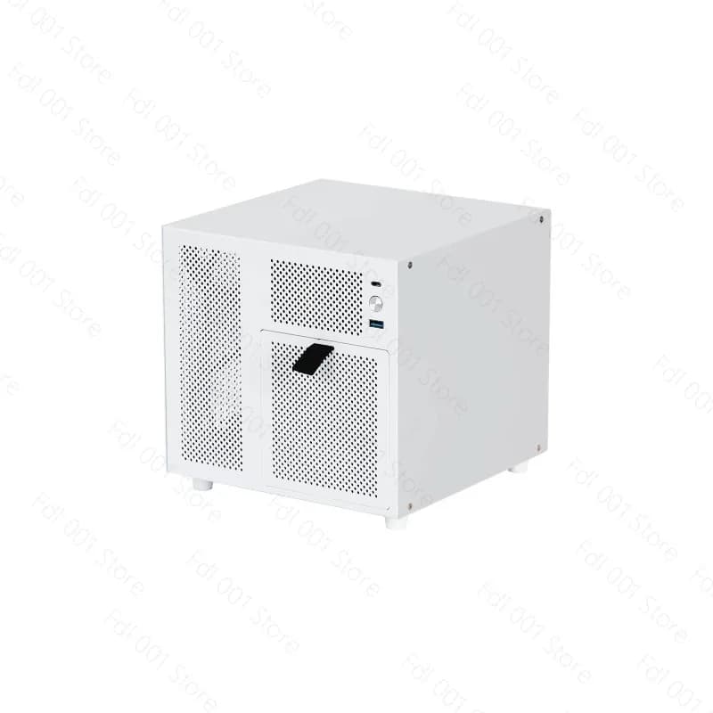 Chassis NAS Ursa Minor a 4 dischi con alimentatore SFX, scheda madre ITX, Flying Cow Black Group, server di archiviazione domestico, chassis compatto
