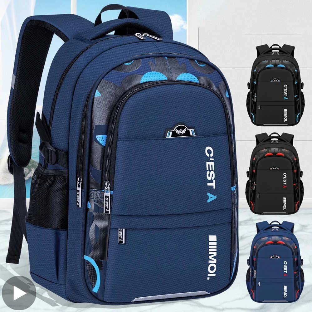 Backpack School Bag Boy's Backpack Baby Boy's Backpack Baby Teenager Backpack Man Primary Book Backpack Bag