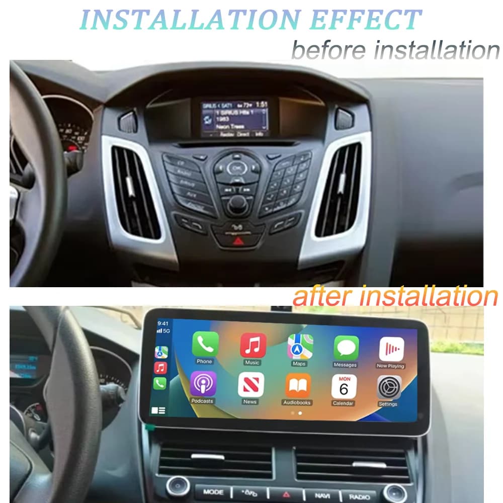 1920*720 Android 14.0 Per Ford Focus 3 Mk 3 2011-2019 Autoradio Lettore Video Multimediale di Navigazione GPS 4G WiFi RDS DSP Stereo