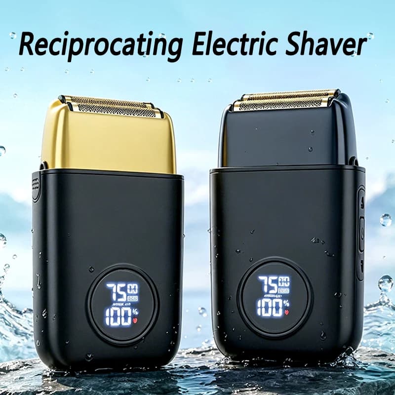 Powerful Rechargeable Shaver for Men Foil Electric Shavers Beard Trimmer Electric Mens Razor Facial Shaving USB 7500RPM