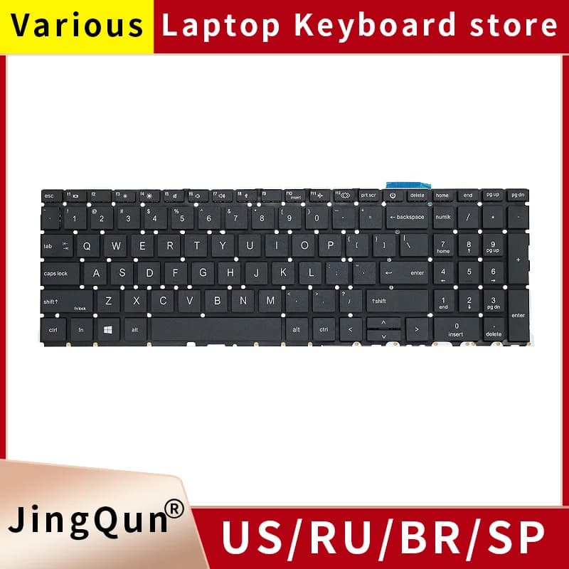 FR/SP spagnolo francese retroilluminato per HP ProBook 450 G8 455 G8 455R G8 650 G8 Laptop Notebook tastiera Teclado senza cornice
