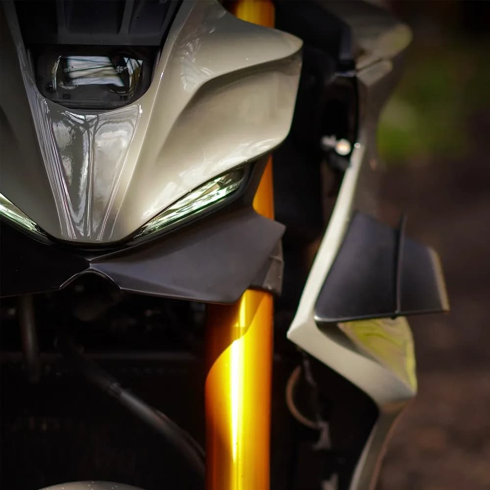 For Yamaha MT-09 MT09 2024-2026 Motorcycle Front Lower Lip Wind Wing Small Winglets Spoiler Aerodynamic Wing Accessories