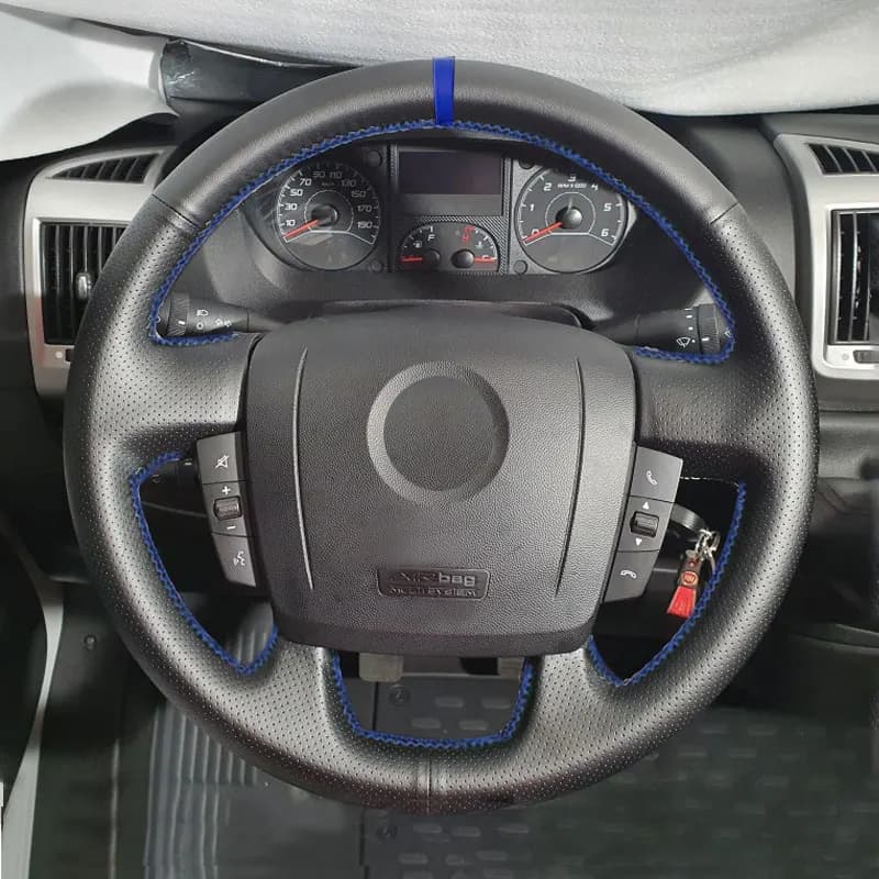 Per Fiat Ducato 2006-2019 Ram ProMaster 2017-2020 Peugeot Boxer Citroen Jumper 2006-2019 Coprivolante per auto Rivestimento in pelle