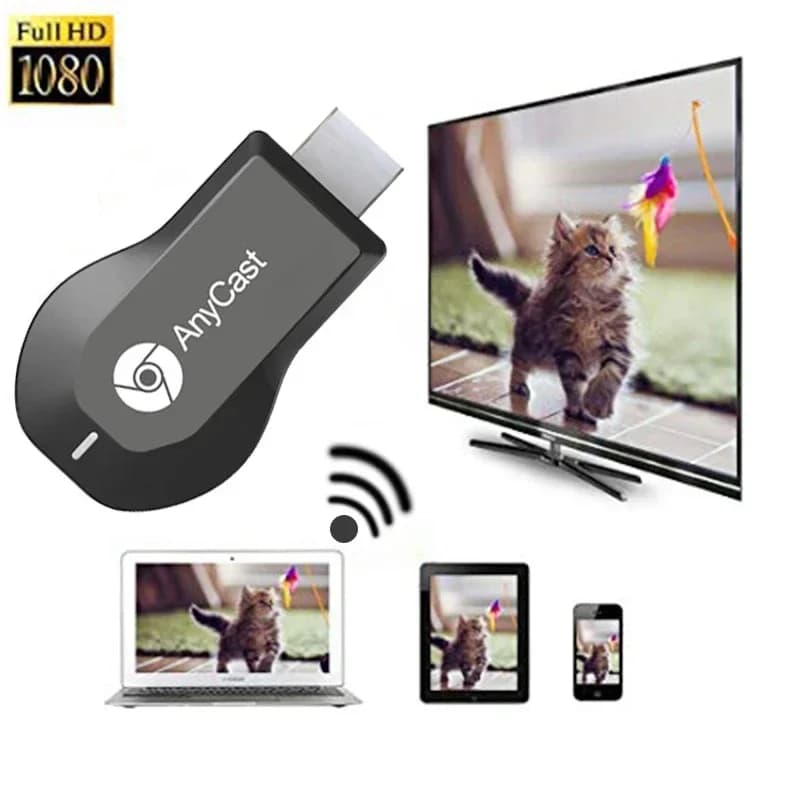 4K 1080P HDMI compatibile TV Stick M2 Plus Wireless WiFi Display Dongle Ricevitore per DLNA Airplay Miracast AnyCast IOS