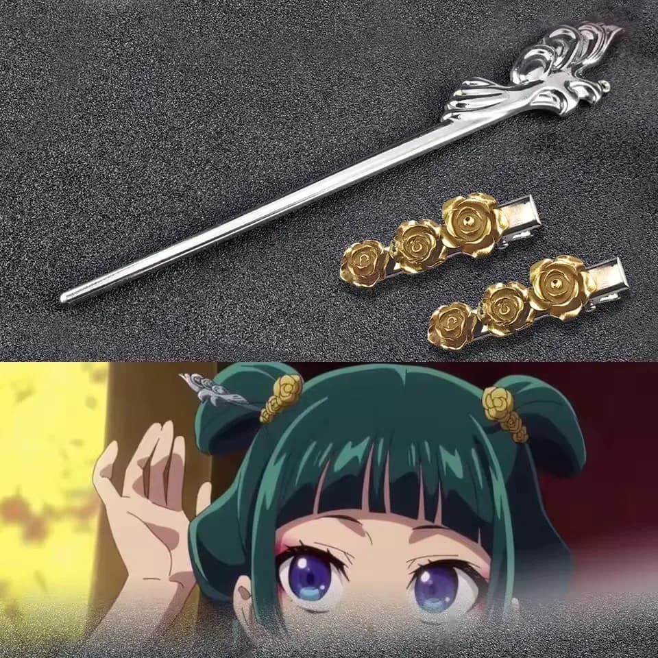 Diaries of the Assyrian Alloy Forcine Anime Cosplay Accessories for fashionable hair Puntelli Copricapo Women Girls Halloween Role Game Forcina