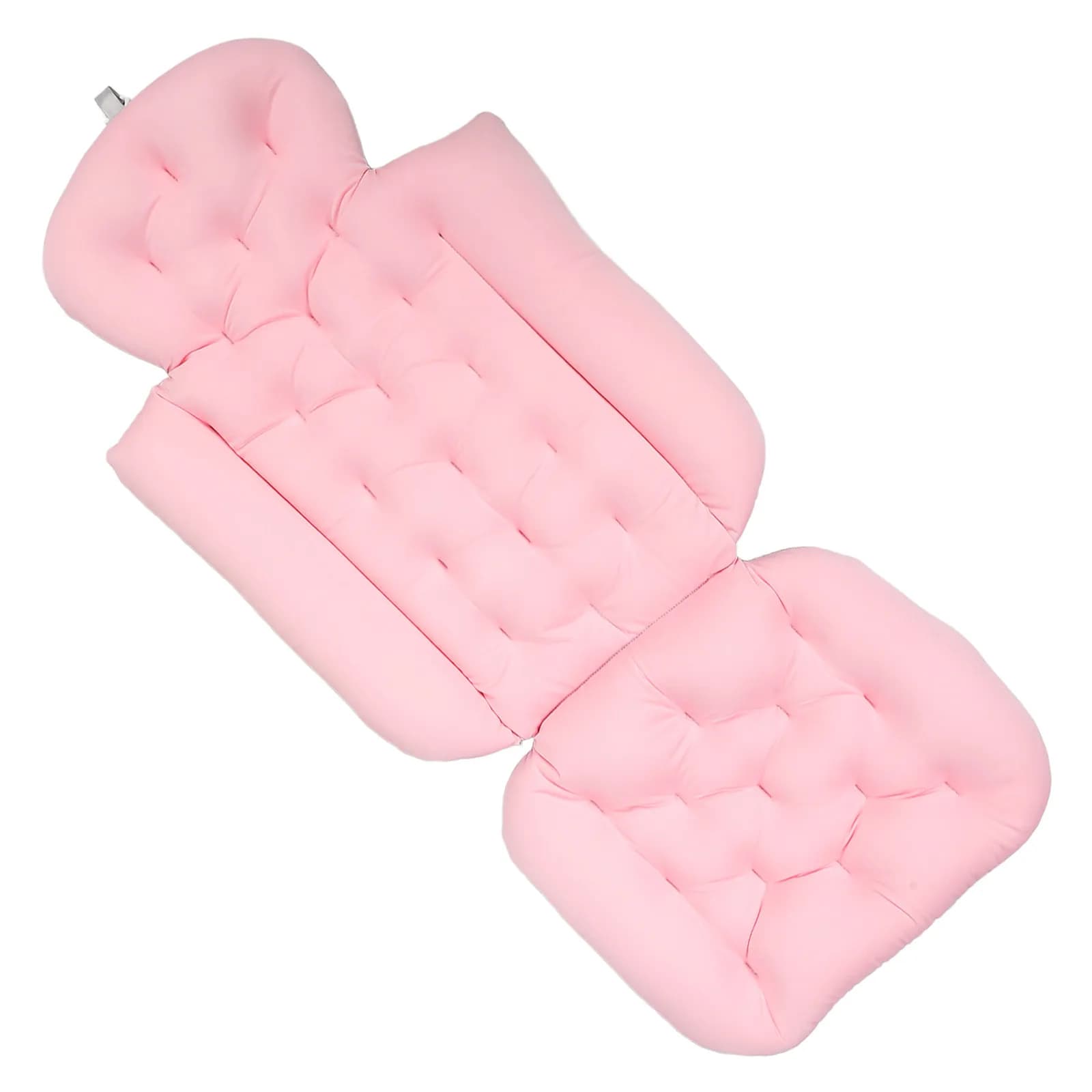 Cuscino Ergonomico per Vasca da Bagno con Supporto per il Collo, Tappetino Antiscivolo Lungo per Adulti, Morbido Cuscino da Bagno per il Relax Totale del Corpo