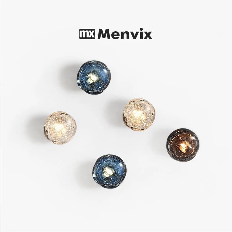 2026 Menvix Lampada da parete da comodino per camera da letto dal design moderno nordico Lampada da parete per corridoio con decorazione da parete per soggiorno creativo