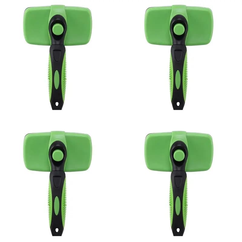 ABKW-4X Pet Grooming Brush Comb Dog Self Cleaning Brush For Small Large Dog Cat Short Long Hair Shedding