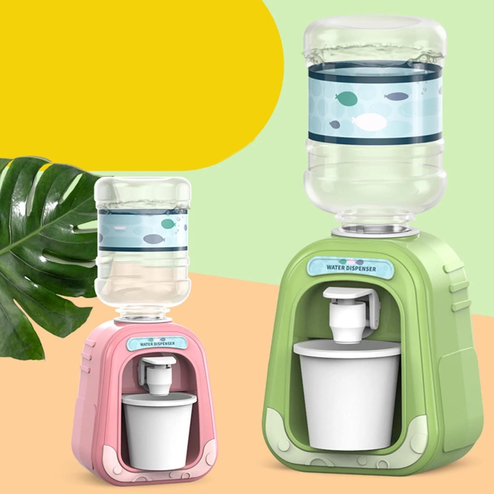 Mini Distributore d'Acqua Giocattolo per Bambini, Alta Imitazione, Gioco Educativo Interattivo, Fontanella Giocattolo in Plastica