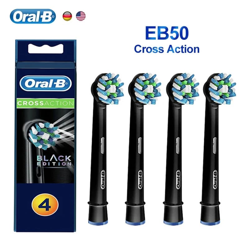 Electric toothbrush heads Oral B EB50 Cross-action Macchie 16 Degrees Removal care Teeth toothbrush heads Soft bristles 1-10 pieces
