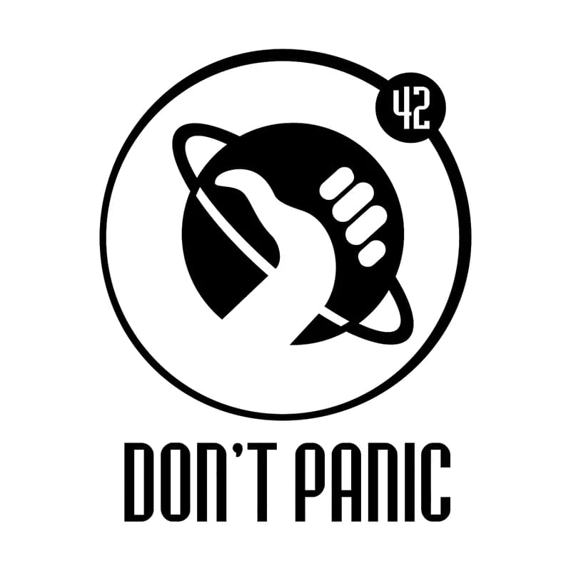 15x19 CM Die-Cut Vinyl Decal For Don't Panic Car Sticker Waterproof Auto Decors on Bumper Window Laptop