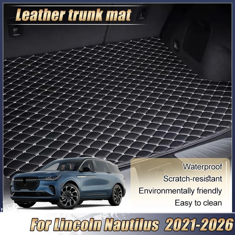 Accessori per Lincoln Nautilus 2021~2026, Tappetini per Bagagliaio Posteriore, Rivestimento in Pelle Antimacchia Facile da Pulire, Parti Interne per Auto