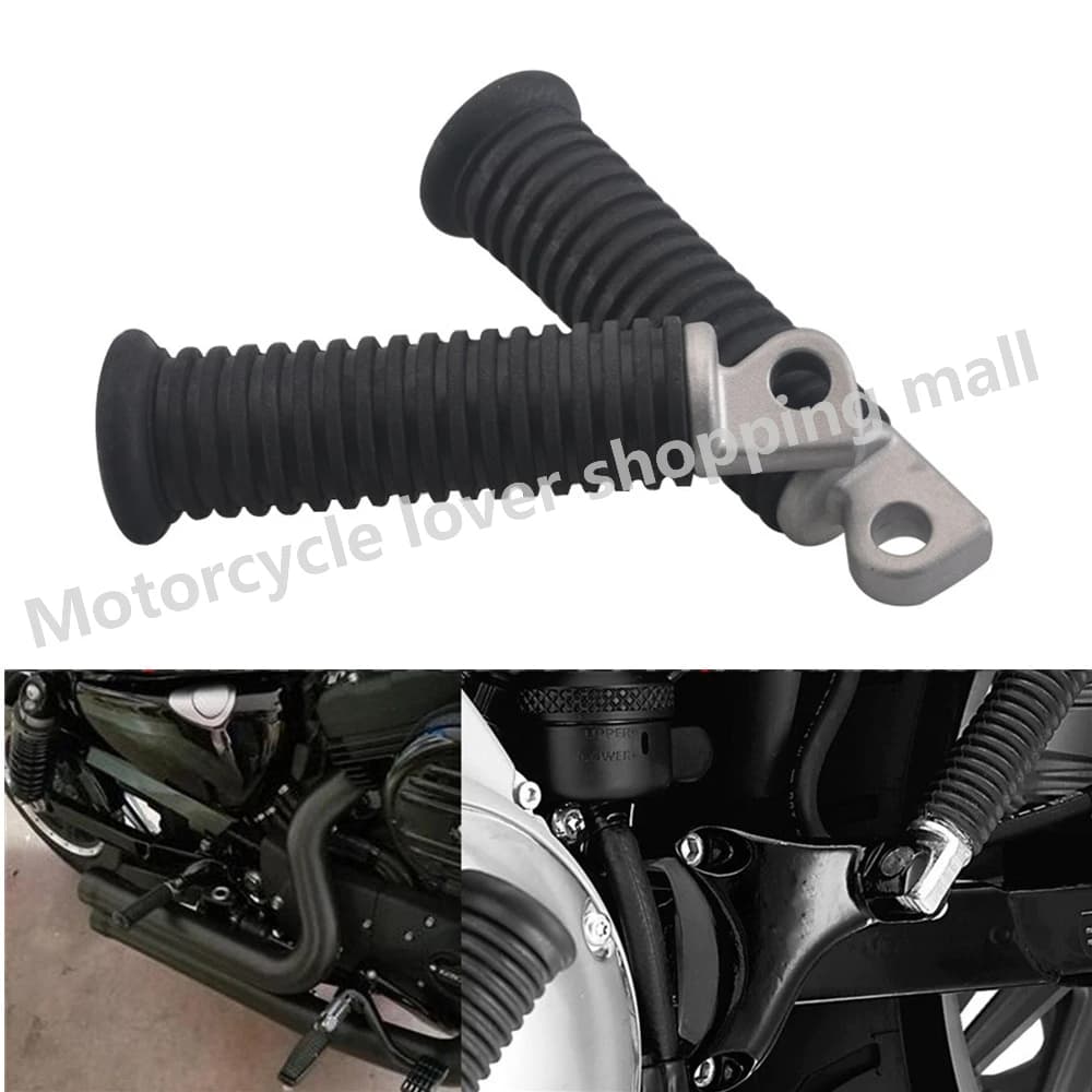 Accessorio moto Pedane Pedale passeggero posteriore Poggiapiedi per Harley Davidson Sportster 883 1200 Iron 48 72 SuperLow 2004-13