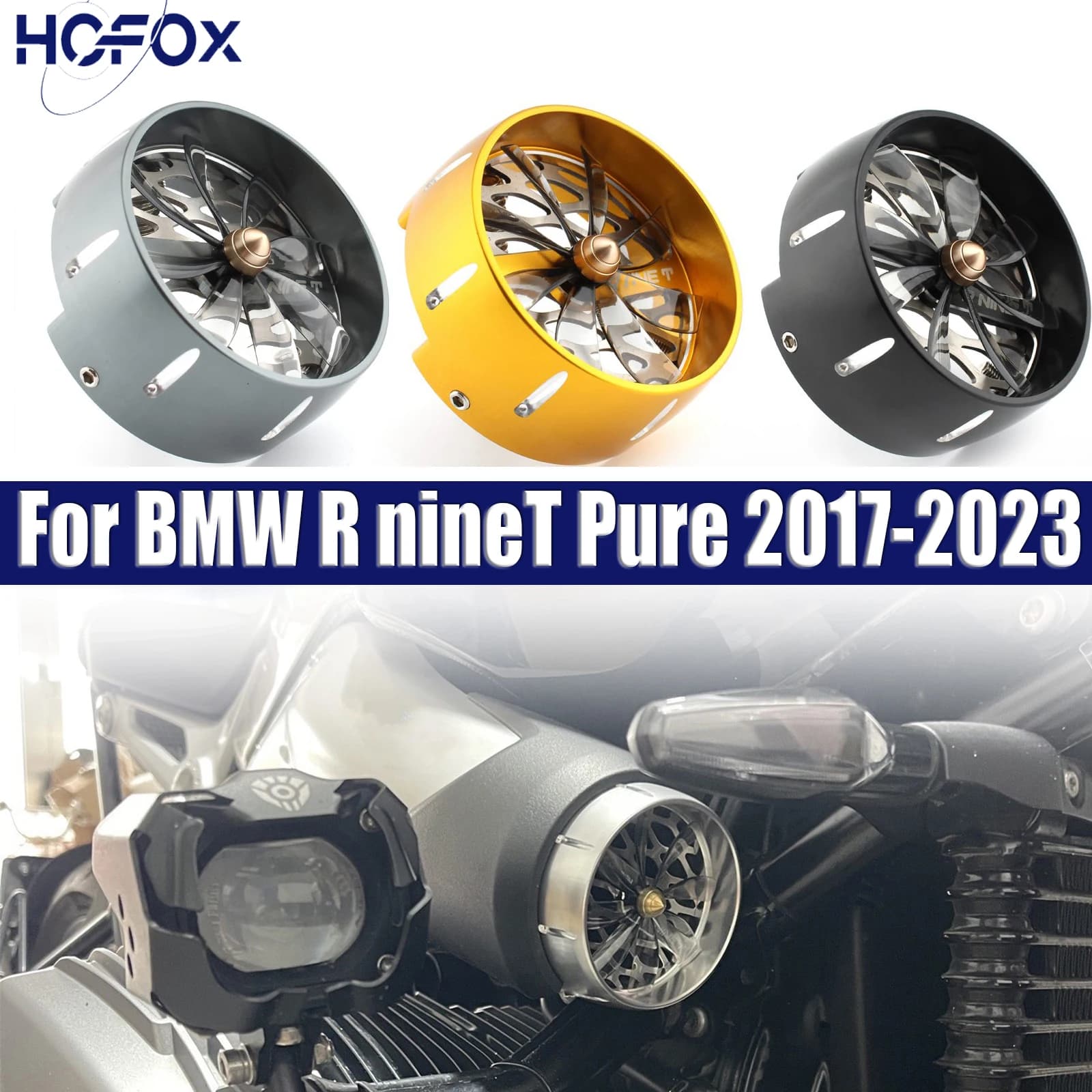 Copertura Presa d'Aria Moto CNC, Filtro Aria per BMW R nineT Scrambler 2017-2023