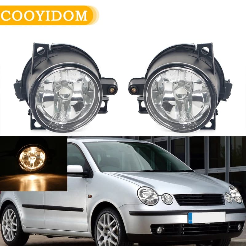 Auto Fendinebbia Anteriori Alogene Fendinebbia Per Volkswagen POLO 9N/MK4 2001 2002 2003 2004 H3 12V 55W Guida Fendinebbia Montaggio