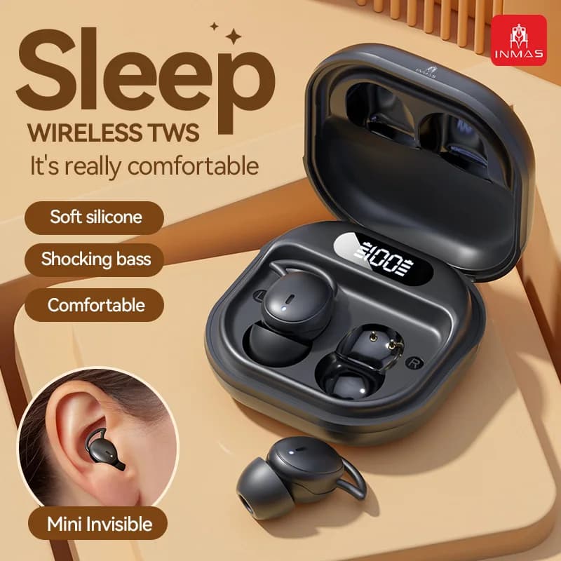 INMAS M72 Sleeping Earbuds Mini Wireless Bluetooth Headphone Invisible Headphone Touch Control In Ear Headset