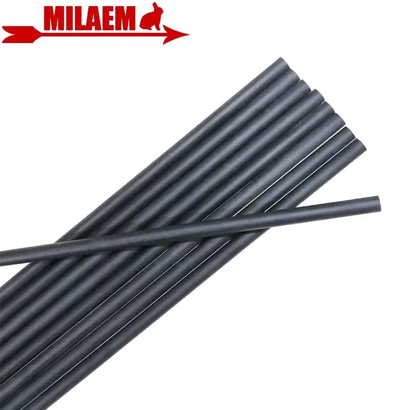 6/12/24/50pcs 30inch Tiro Con L'arco Della Miscela di Carbonio asta della Freccia Della Colonna Vertebrale 500 ID6.2mm OD7.8mm Caccia bersaglio arco Accessori di Ripresa