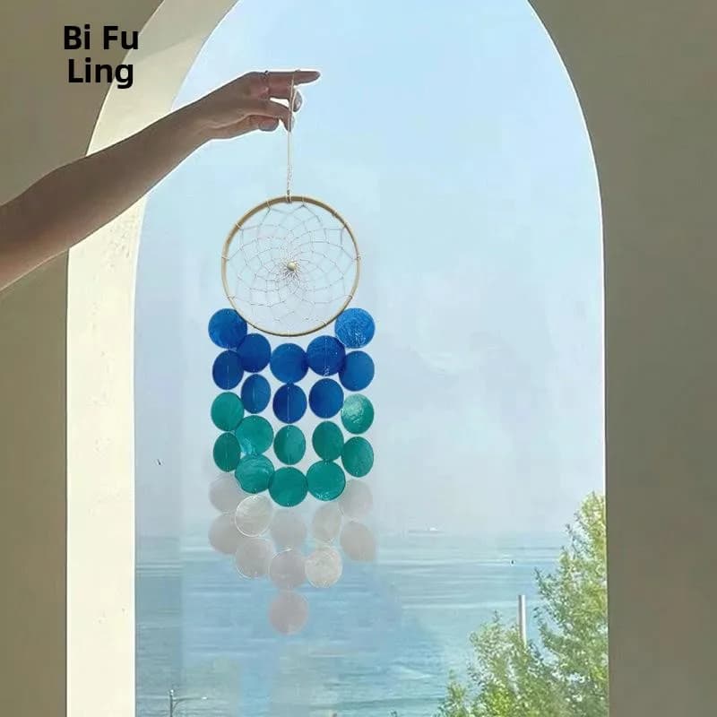 Handmade Dream Catcher Wind Chimes Decorative Hanging Ornaments Soft Decoration Props Birthday Gifts Creative